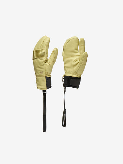 Leather 3-finger Formfitting Gloves