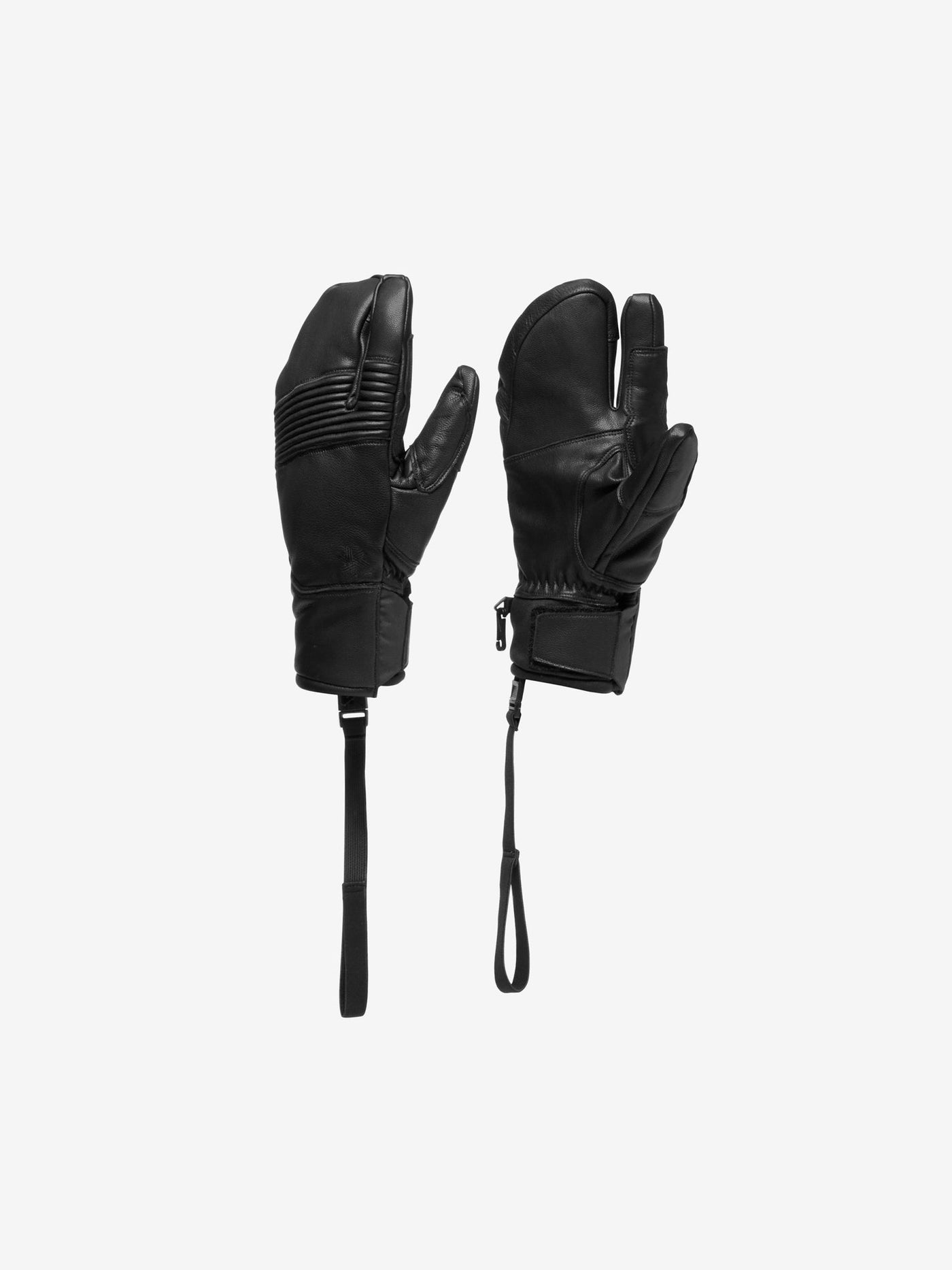 Leather 3-finger Formfitting Gloves