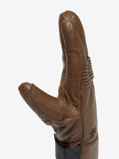 Leather 3-finger Formfitting Gloves