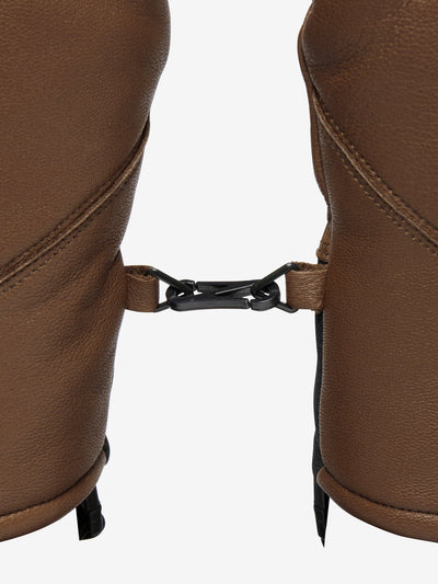 Leather 3-finger Formfitting Gloves