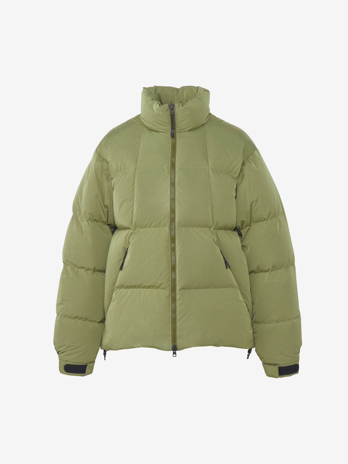 Dope Dyed Ripple Nylon Down Jacket