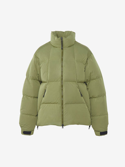 Dope Dyed Ripple Nylon Down Jacket