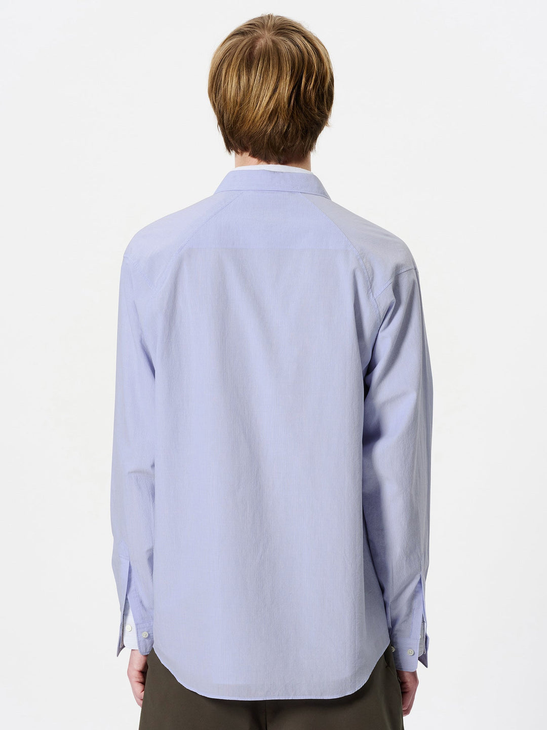 Fine Cotton Seersucker Striped Shirt – Goldwin Korea