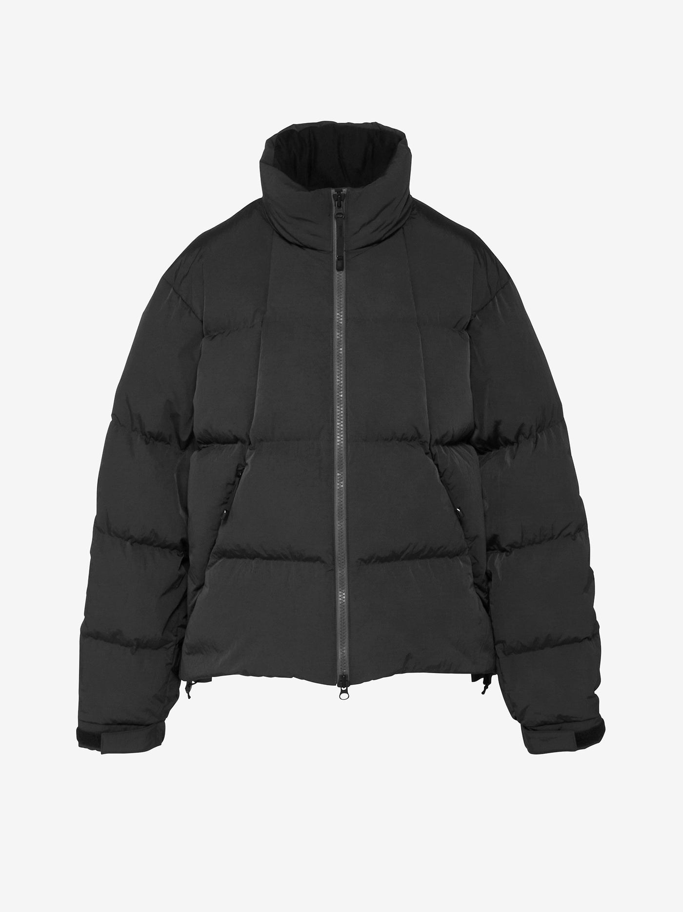 Dope Dyed Ripple Nylon Down Jacket