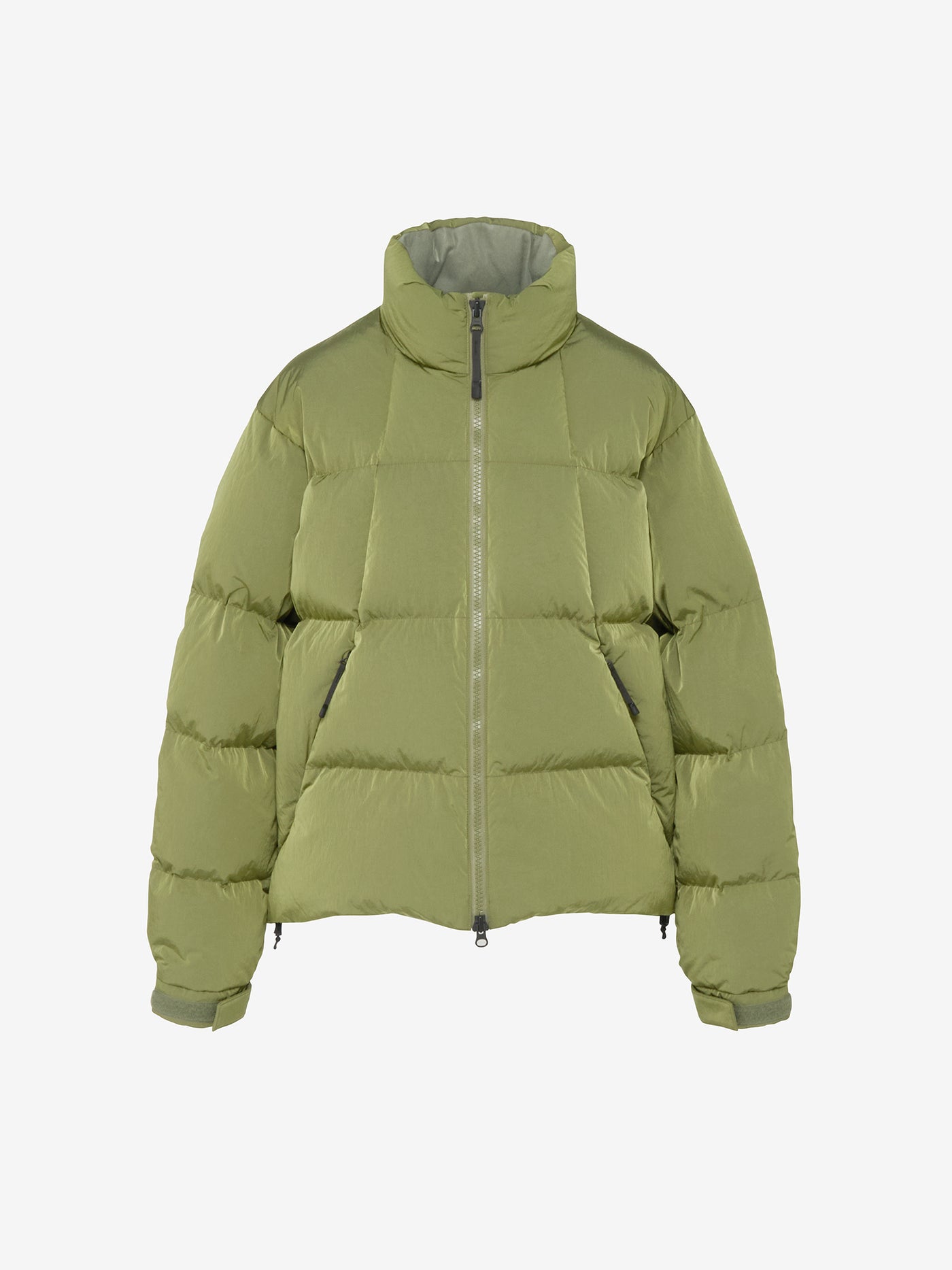 Dope Dyed Ripple Nylon Down Jacket