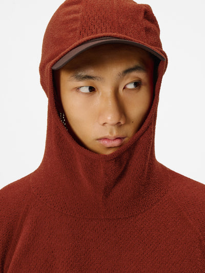 Mesh Pile Hoodie