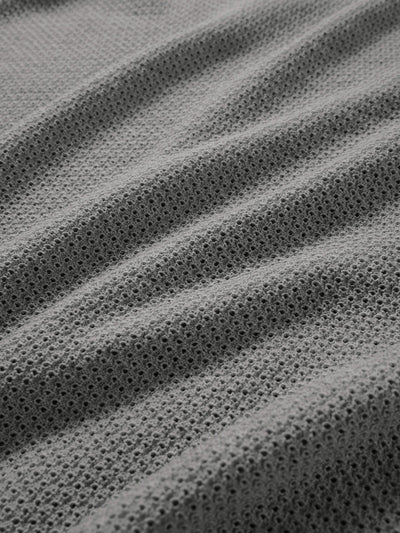 Perforated Wholegarment Knit Top