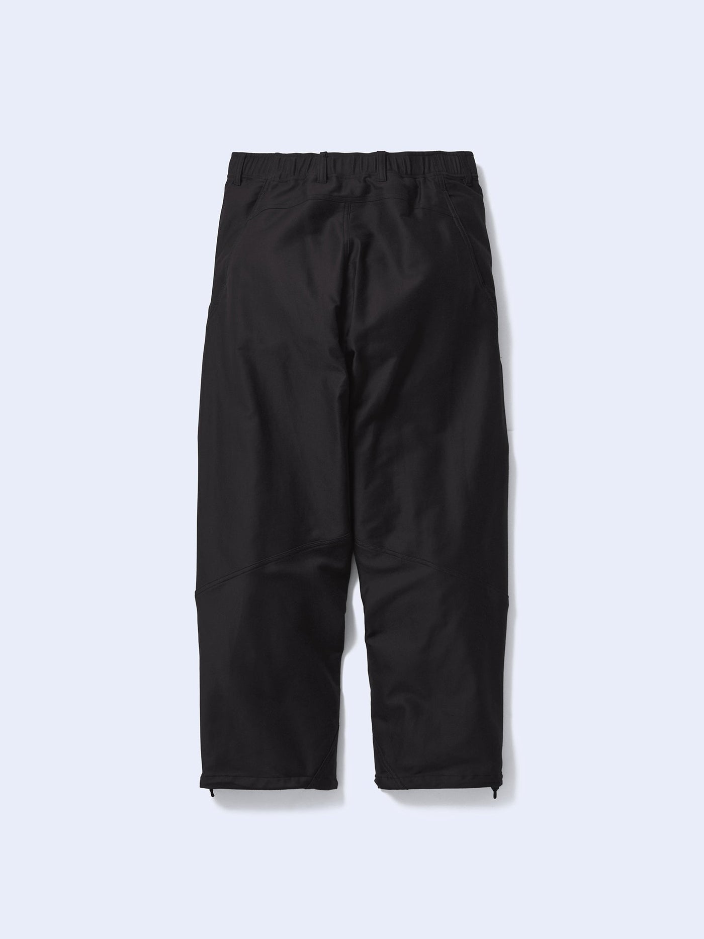 Cotton Silk Blend Helicoid Wide Pants